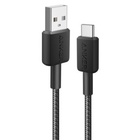 Дата кабель USB 2.0 AM to Type-C 0.9m 322 Black Anker (A81H5G11) U0902967