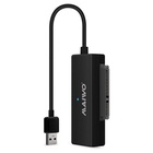 Адаптер Maiwo USB 3.0 to HDD SATA 2,5"/3,5"/5,25"/SSD, PA 2V/2A black (K10435A) U0641785