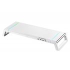 Подставка для монитора 2E GAMING, USB hub, backlight / RGB, White (2E-CPG-007-WT) U0593904