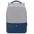 Рюкзак для ноутбука RivaCase 15.6" 7562 Anti-theft, water-repellent, Grey / Dark Blue (7562Grey/DarkBlue) U0585032