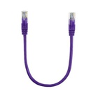 Патч-корд 0.3м, RJ-45, Cat.5e, CU, медь, фиолетовый Ritar (PCR-CU/0.3Pe / 14090) U0534712