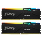 Модуль пам'яті для комп'ютера DDR5 32GB (2x16GB) 6400 MHz Beast RGB EXPO Kingston Fury (ex.HyperX) (KF564C32BBEAK2-32) U0944182