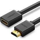 Кабель мультимедійний HDMI M to HDMI F 0.5m HD107 black Ugreen (10140) U1109691