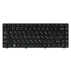 Клавиатура ноутбука PowerPlant Lenovo IdeaPad G480 черный, черный фрейм (KB311880) U0426298