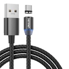 Дата кабель USB 2.0 AM to USB-C magnetic black Denmen (DN-D09T-BK) U1151203