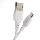 Дата кабель USB 2.0 AM to Micro 5P 1.0m 2.1A white XO (XO-NB-103-MC-1-WH) U1093073