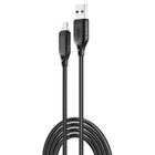 Дата кабель USB 2.0 AM to Lightning 1.0m braided black XO (NB235_L_Black) U1105100