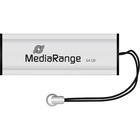 USB флеш накопичувач Mediarange 64GB Black/Silver USB 3.0 (MR917) U0862757