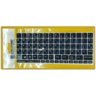 Наклейка на клавіатуру BestKey непрозора чорна, 77, блакитний (BK131377) U0862693