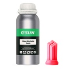 Фотополімерна смола eSUN Resin, Water Washable UV/LCD Red 0,5kg (WATERWASHABLERESINR500G) U1159920