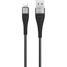 Дата кабель USB 2.0 AM to Lightning 1.0m 2.4A nylon BX32 black BOROFONE (6931474710413) U1067142