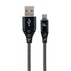Дата кабель USB 2.0 AM to Type-C 2.0m Cablexpert (CC-USB2B-AMCM-2M-BW) U0391975
