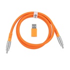 Дата кабель USB-C + USB A to USB-C 1.0m Double-Sleeved Geek orange Keychron (CAB22_KEYCHRON) U1073970