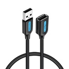 Дата кабель USB 2.0 AM/AF 2.0m black Vention (CBIBH) U1064645