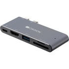 Порт-репликатор CANYON Docking Station with 5 port, Thunderbolt 3, Input 100-240V, (CNS-TDS05DG) U0419749