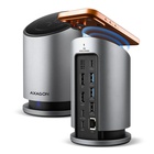 Концентратор AXAGON USB-C 9-in-1 wireless 15W PD100W 0.6m (HMC-WL9) U1140495