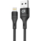 Дата кабель USB 2.0 AM to Lightning 1.0m AR87 3A black Armorstandart (ARM64037) U0823046