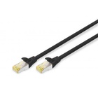 Патч-корд 0.25м, CAT 6a S-FTP, AWG 26/7, Cu, LSZH, black Digitus (DK-1644-A-0025/BL) U0890015