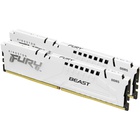 Модуль памяти для компьютера DDR5 32GB (2x16GB) 5200 MHz Beast EXPO White Kingston Fury (ex.HyperX) (KF552C36BWEK2-32) U0821820