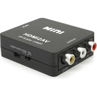 Перехідник HDMI F to 3xRCA F AV 720P/1080P black Voltronic (YT-CM-HDMI/AV-B) U1099538