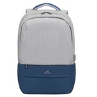 Рюкзак для ноутбука RivaCase 17.3" 7567 Prater, Grey / Dark Blue (7567Grey/DarkBlue) U0585033