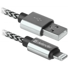 Дата кабель USB 2.0 AM to Lightning 1.0m ACH01-03T PRO White Defender (87809) U0419243