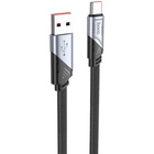 Дата кабель USB 2.0 AM to USB-C 1.2m 5A nylon black HOCO (6942007605007) U1089601