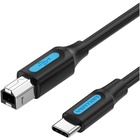 Кабель для принтера USB-C 2.0 to BM 1.5m 2A black Vention (CQUBG) U1125556