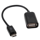 Дата кабель OTG USB 2.0 AF to Micro 5P 0.16m Lapara (LA-UAFM-OTG black) U0641854