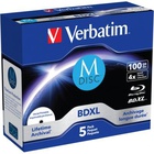 Диск BD Verbatim DL 100GB 4x Lifetime archival M-Disc 5шт Jewel (43834) U0424715