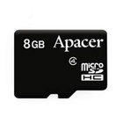 Карта памяти Apacer microSDHC Class4 8GB w/o Adapter RP (AP8GMCSH4-RA) U0059967