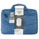 Сумка для ноутбука Tucano 15.6" SLIM BAG IDEALE + Wireless mouse, Blue (BU-BIDEA-WM-Z) U0500510