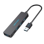 Концентратор Vention USB 3.0 to 4xUSB 3.0 0,15m black (CHKBB) U1179435
