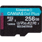 Карта пам'яті Kingston 256GB microSDXC сlass 10 UHS-I U3 V30 A2 Canvas Go Plus G4 (SDCG4/256GBSP) U1038893