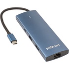 Концентратор HiSmart USB-C to HDMI + 2хUSB 3.0 + PD 100W + USB 2.0 + SD/TF 3.0 + LAN RJ45 (CA914357) U1086412