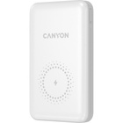 Батарея универсальная Canyon PB-1001 10000mAh, PD/18W, QC/3.0 +10W Magnet wireless charger, white (CNS-CPB1001W) U0724073