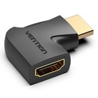 Перехідник HDMI M to HDMI F 4K60Hz 90° corner black Vention (AIQB0) U1179419