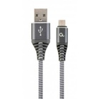 Дата кабель USB 2.0 Micro 5P to AM Cablexpert (CC-USB2B-AMmBM-1M-WB2) U0377894