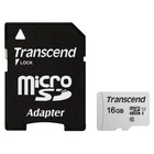 Карта памяти Transcend 16GB microSDHC class 10 UHS-I U1 (TS16GUSD300S-A) U0309113