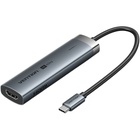 Концентратор Vention USB-C 5-in-1 3xUSB 3.0 + HDMI 4K60Hz + USB-C PD100W gray (TGMHB) U1179436