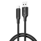 Дата кабель USB 2.0 AM to USB-C NB265-AC black XO (NB265-AC.black) U1071107