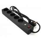 Сетевой фильтр питания PATRON 1.8m (SP-52) + 2 USB 2.0, 2.1A , 5 роз. BLACK (EXT-PN-SP-52-USB) U0264865