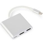 Переходник USB Type-C to HDMI Cablexpert (A-CM-HDMIF-02-SV) U0465586