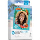 Фотопапір HP Zink 3.5x4.25" Sprocket, glossy, self-adhesive, 20sh (HPIZ3X420) U1131470