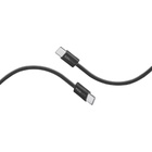Дата кабель USB-C to USB-C 2.0m 60W PD EcoLine-CC200 black Promate (ecoline-cc200.black) U1071410