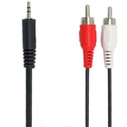 Кабель мультимедийный Jack 3.5mm папа/2RCA папа 1.8m Pro REAL-EL (EL123500042) U0358999