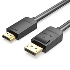 Кабель мультимедійний DisplayPort M to HDMI M 1.5m black Vention (HADBG) U1125584