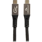 Дата кабель USB-C to USB-C 1.0m USB4 240W 16K60Hz braided Cablexpert (CCBP-USB4.2-CMCM240-1M) U1190196