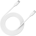 Дата кабель USB-C to USB-C 2.0m 100W 20V/ 5A white Canyon (CNS-USBC12W) U0699935