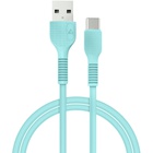 Дата кабель USB 2.0 AM to Type-C 1.2m AL-CBCOLOR-T1MT Mint ACCLAB (1283126518256) U0808134